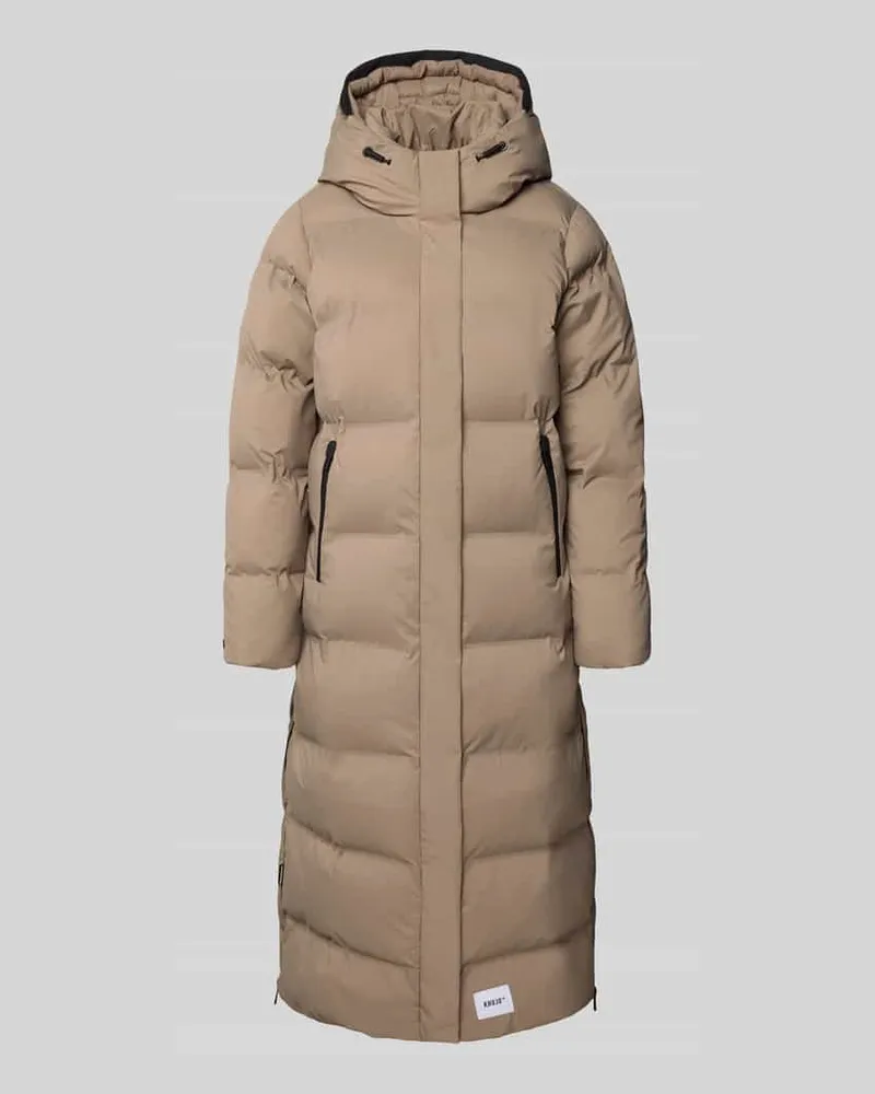 khujo Steppmantel mit Reißverschlusstaschen Modell 'MAYLA3 Beige