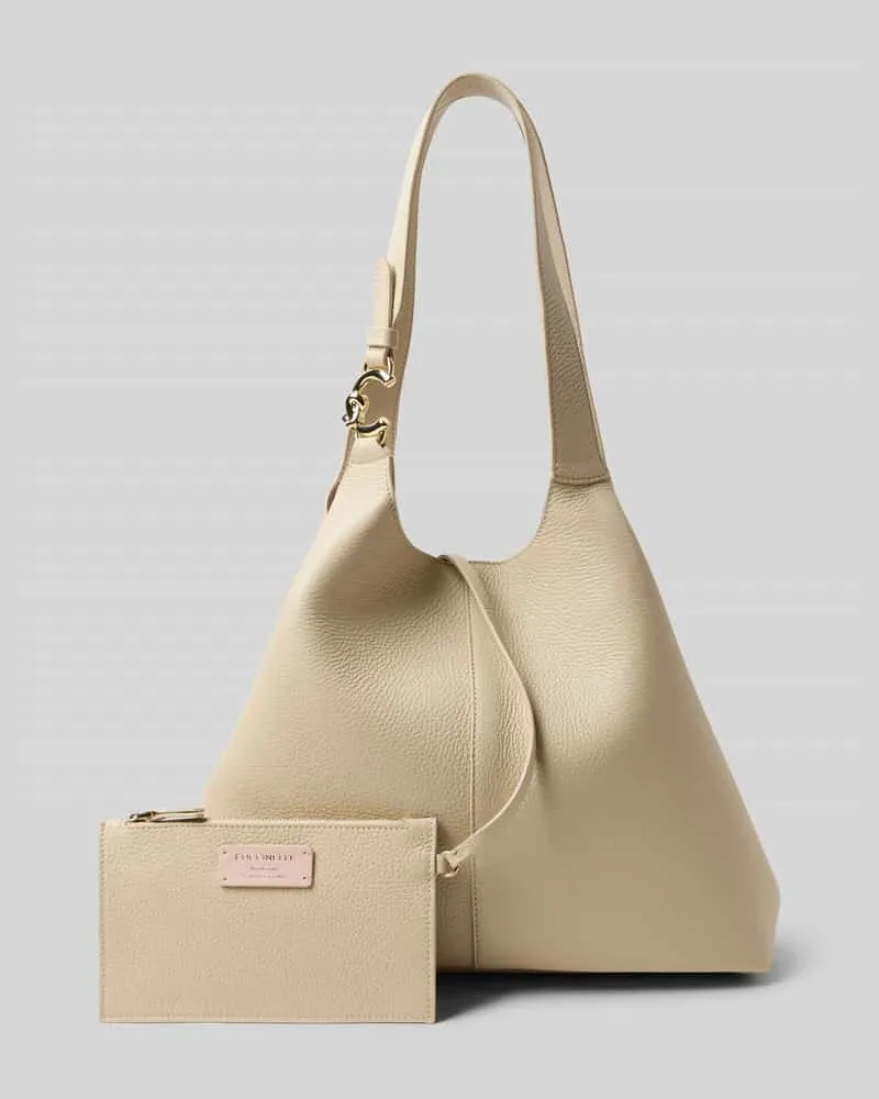 Coccinelle Handtasche mit Tragehenkel Sand