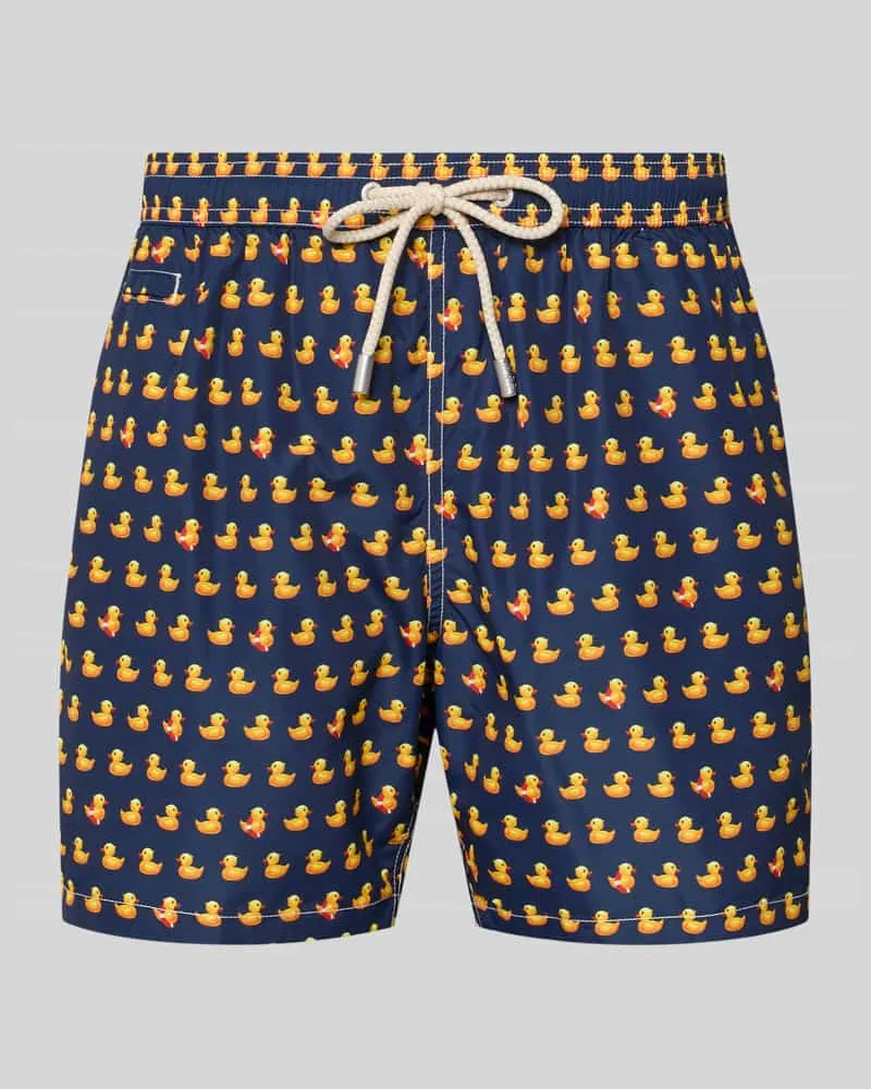 MC2 Saint Barth Badehose im Allover-Look Modell 'LIGHTING MICRO FANTASY Marine