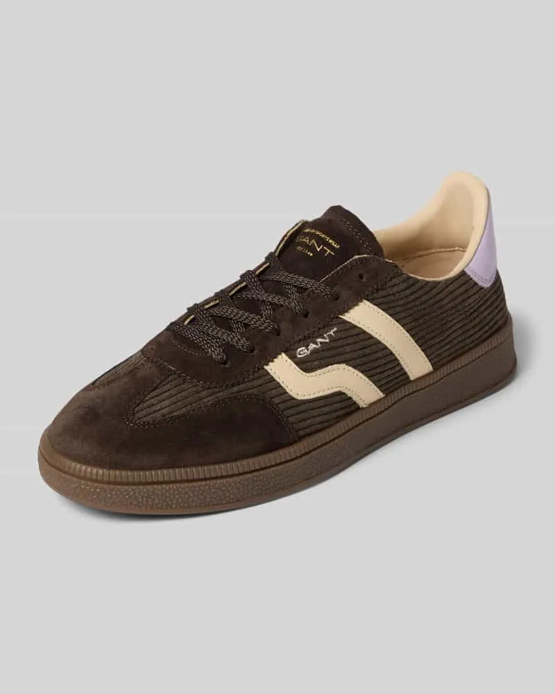 Gant Sneaker aus echtem Rindsleder Modell 'Cuzima Dunkelbraun
