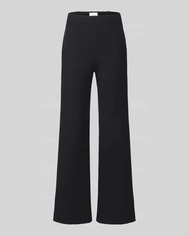 SEDUCTIVE  Regular Fit Weite Hose aus Viskose-Mix Modell 'KIMBERLEY Black