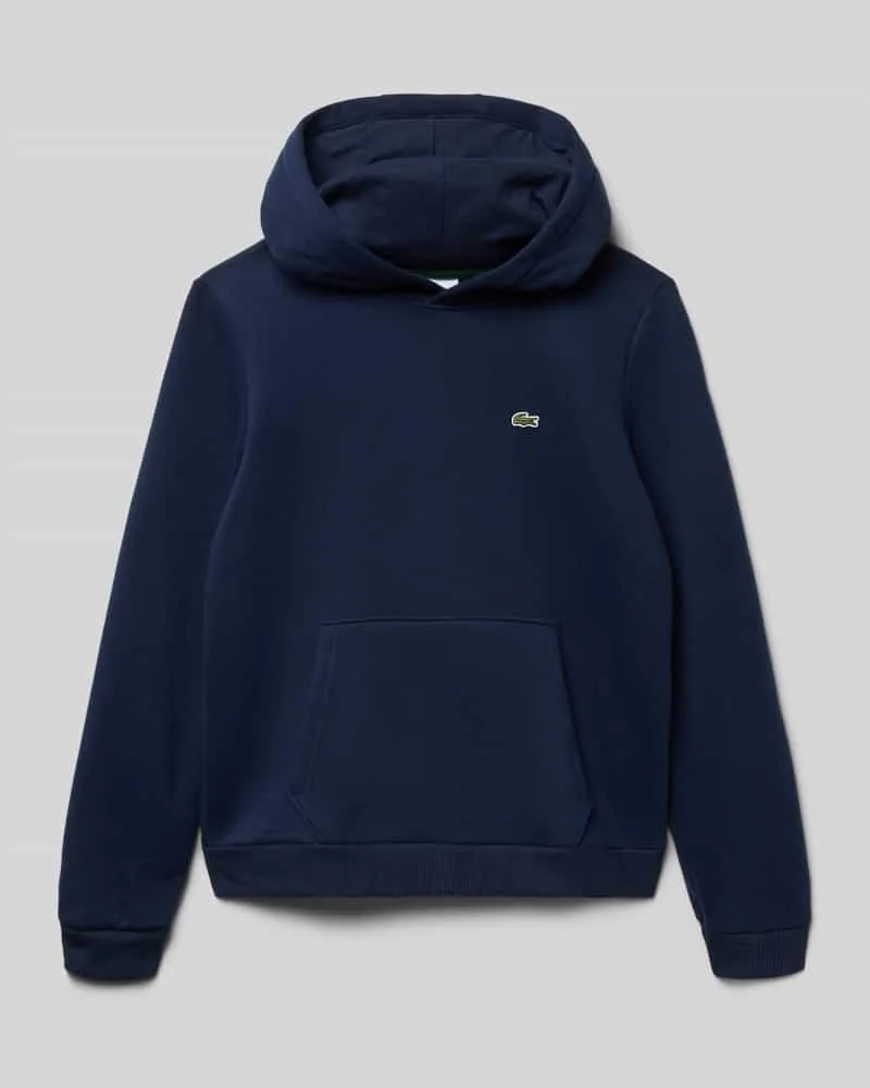 Lacoste Regular Fit Hoodie aus Baumwoll-Mix Marine
