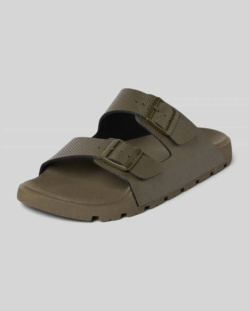 HUGO BOSS Sandalette mit Label-Details Modell 'Surfley Gruen