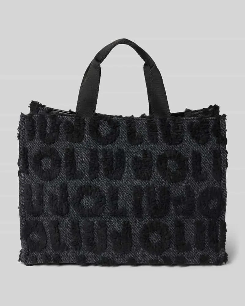 Liu Jo Tote Bag mit Teddyfell Black