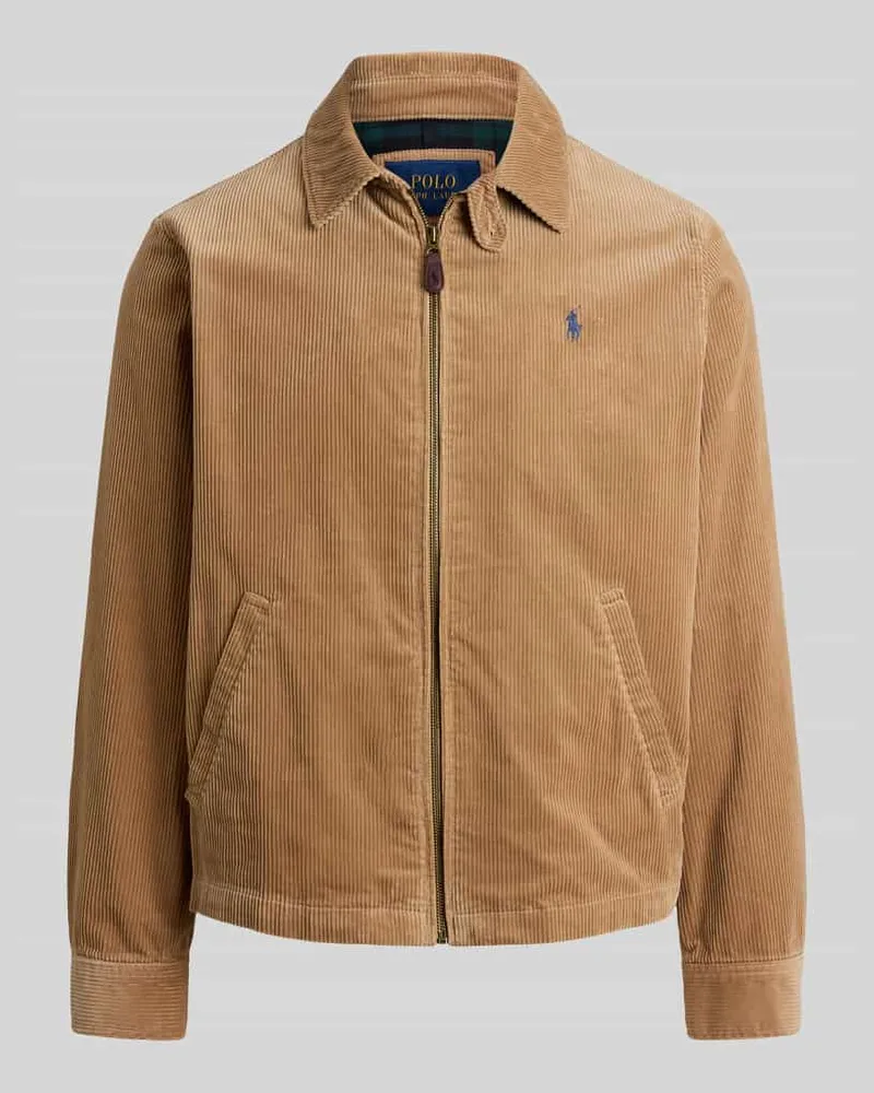 Ralph Lauren Blouson mit Cordstruktur Beige