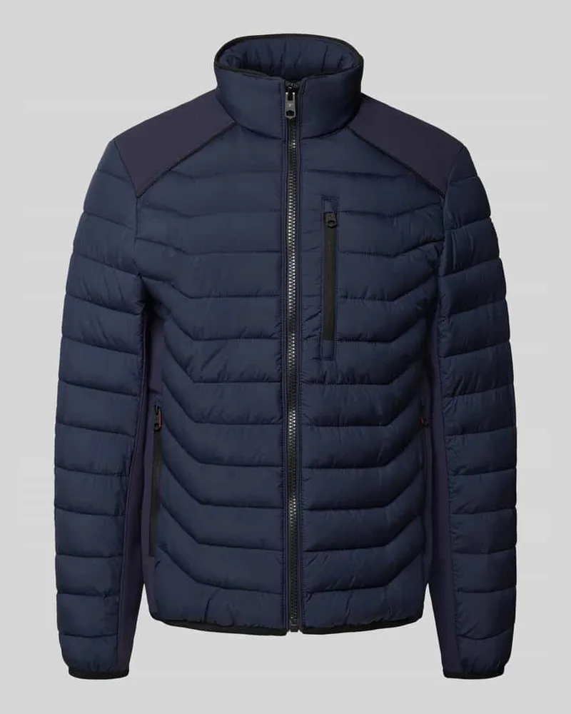 Tom Tailor Regular Fit Steppjacke mit Reißverschluss Marine