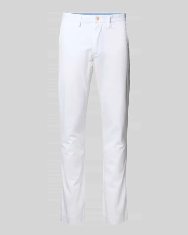 Ralph Lauren Stoffhose mit französischen Eingrifftaschen Weiss