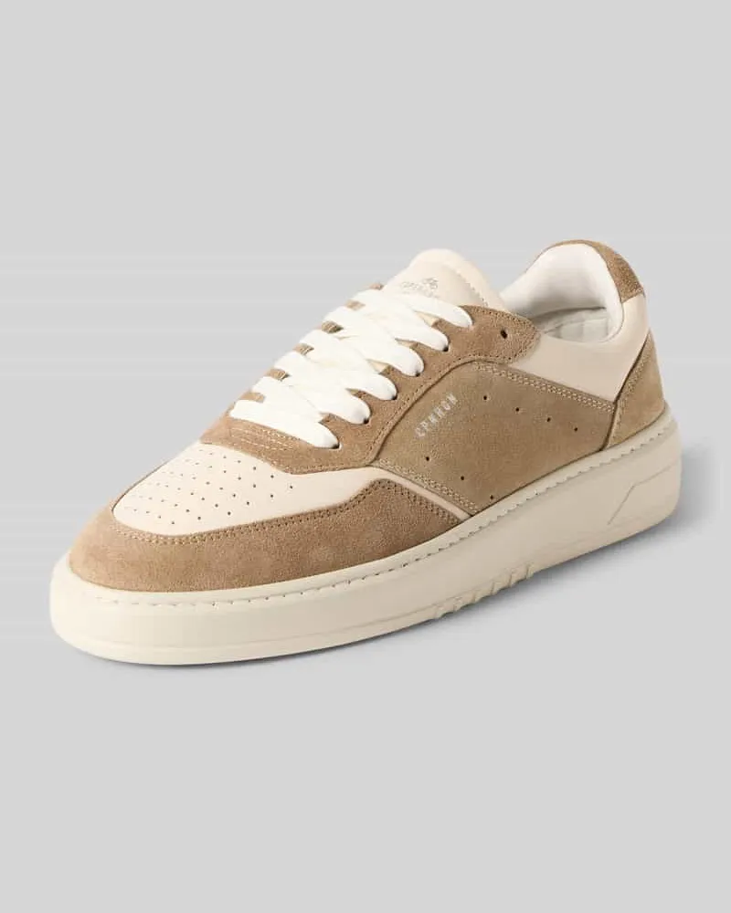 Copenhagen Sneaker aus echtem Leder mit Logo-Detail Beige