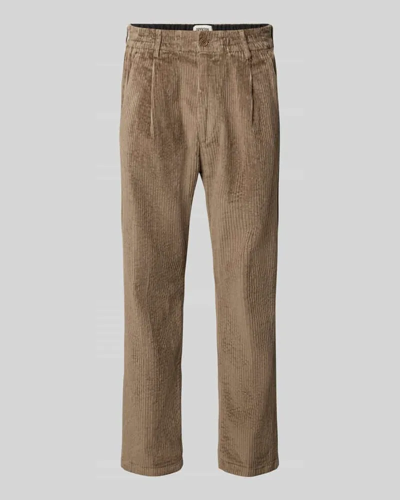 Drykorn Straight Fit Hose aus Baumwoll-Mix Modell 'Chasy Camel