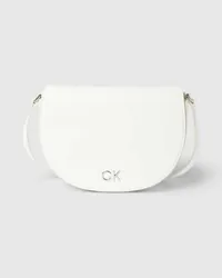 Calvin Klein Saddle Bag mit Label-Detail Weiss