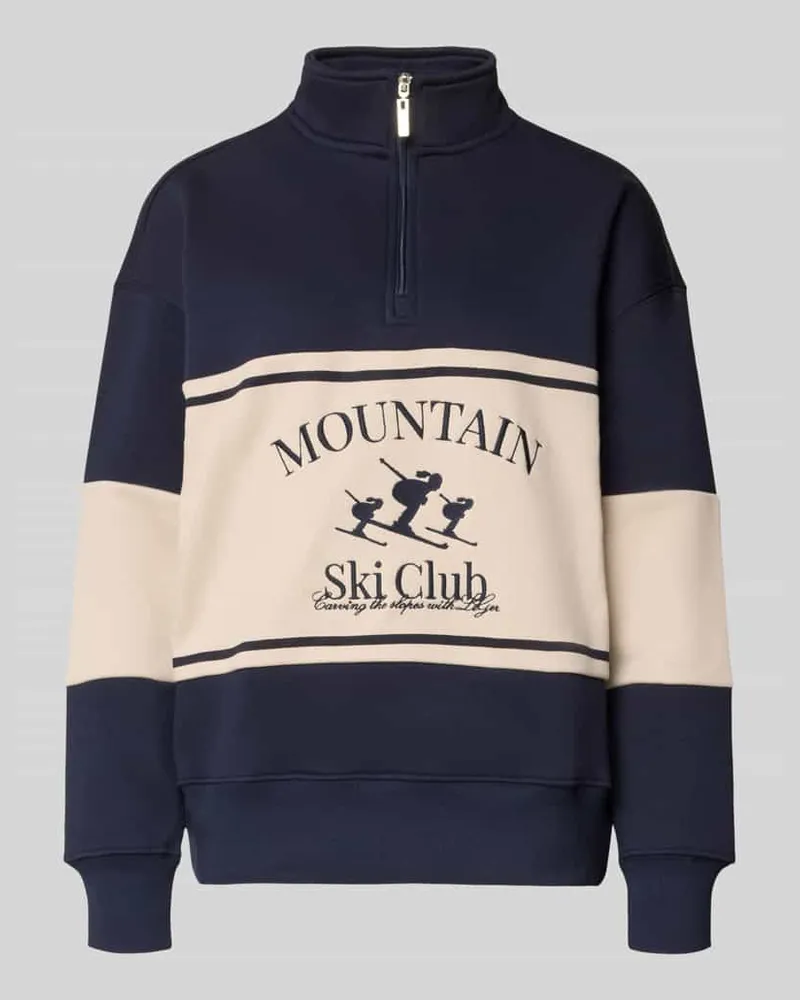 LeGer by Lena Gercke Sweatshirt mit Reißverschluss Modell 'Cosette Marine