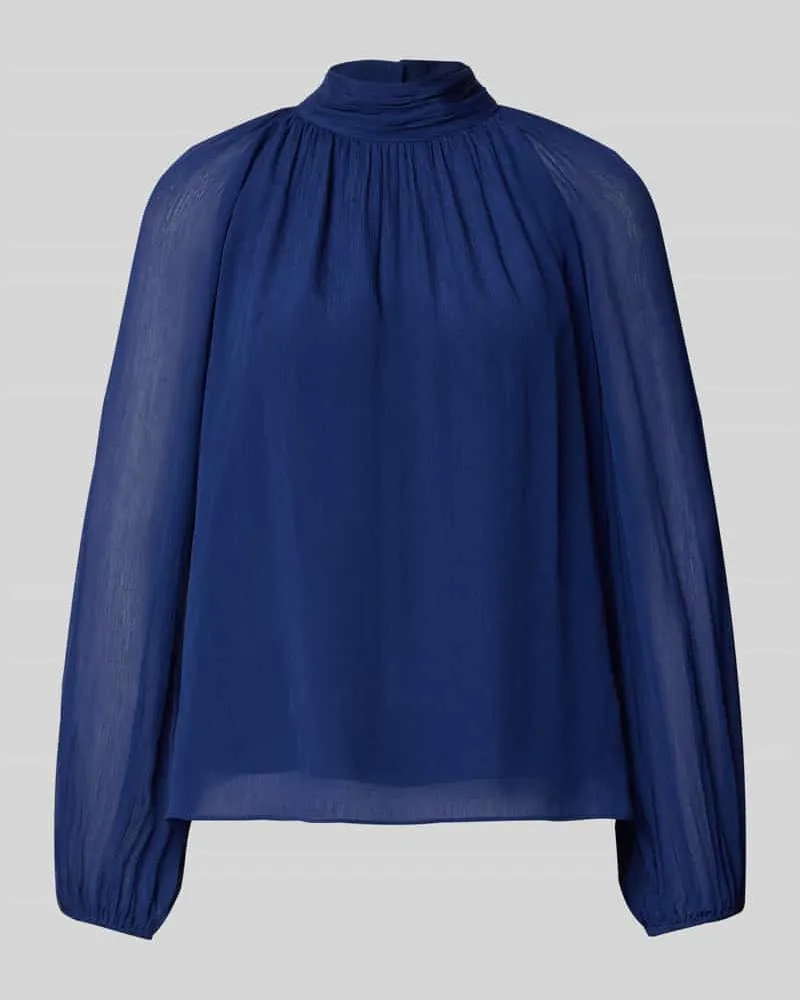 Herzen's Angelegenheit Blusenshirt mit Stehkragen Royal