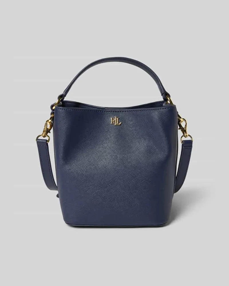 Ralph Lauren Handtasche aus Rindsleder mit Label-Applikation Modell 'REESE Marine