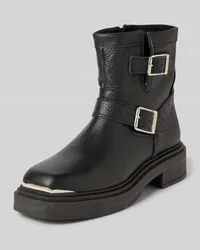 Steve Madden Lederstiefel mit Dornschließen Modell 'CHOICE Black