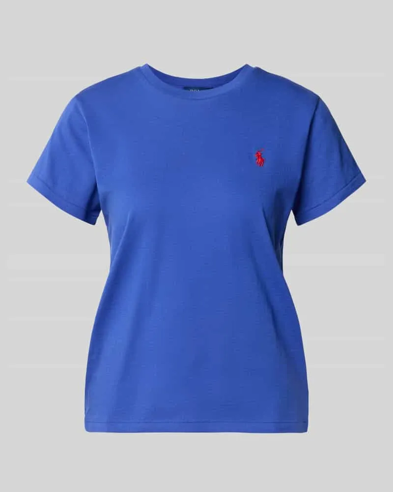 Ralph Lauren Regular Fit T-Shirt aus reiner Baumwolle Royal