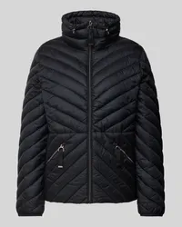 Christian Berg Steppjacke mit Stehkragen Black