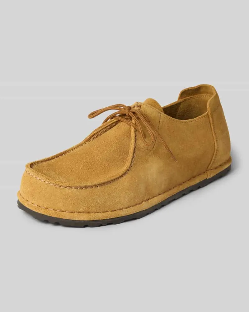 Birkenstock Mokassins mit Schnürung Modell 'UTTI LACE Camel