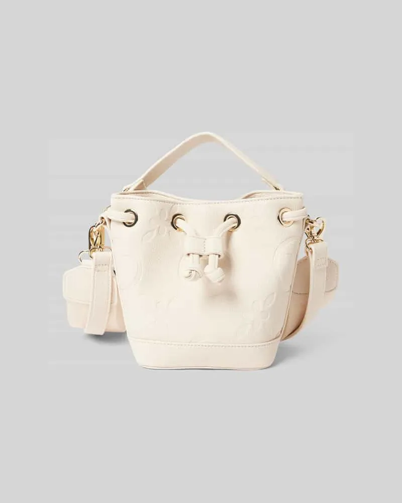 Valentino Garavani Handtasche mit Strukturmuster Modell 'SAMBA Ecru