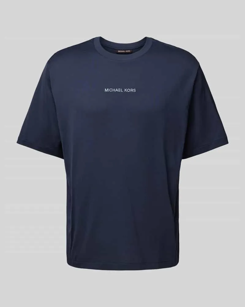 Michael Kors T-Shirt mit Label-Stitching Modell 'VICTORY Marine