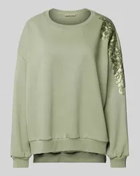 Smith & Soul Sweatshirt mit Paillettenbesatz Lind