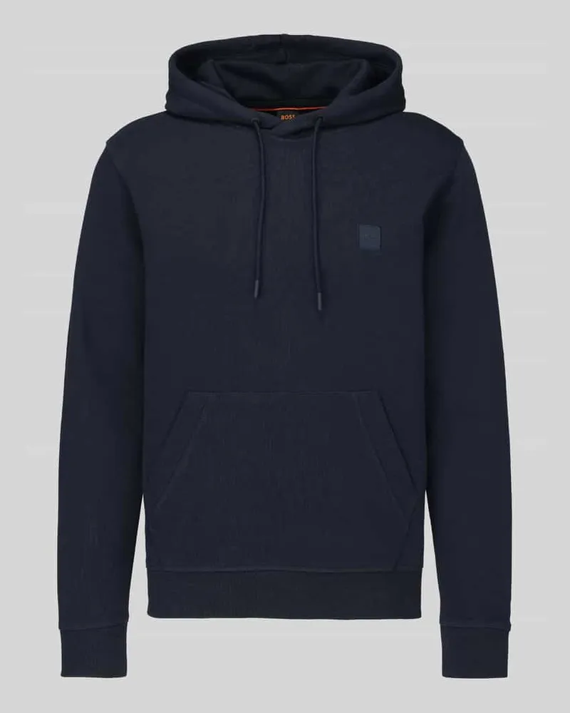 HUGO BOSS Hoodie mit Logo-Patch Modell 'Wetalk Marine