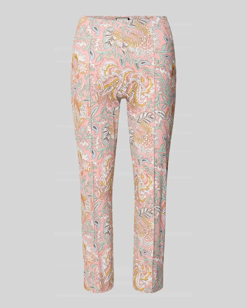 SEDUCTIVE  Caprihose im Allover-Look Rosa