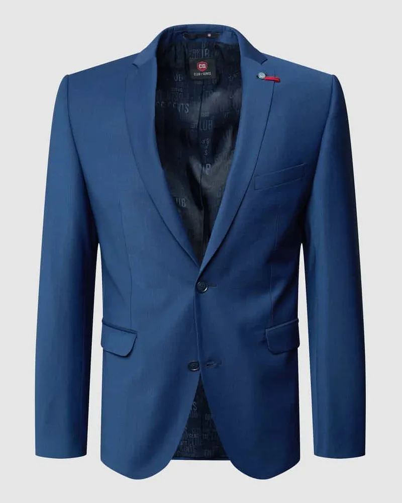 CG Slim Fit 2-Knopf-Sakko mit Stretch-Anteil Royal