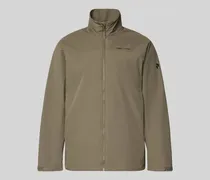 Softshell-Jacke mit Label-Details