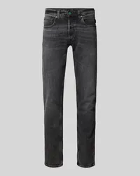 Replay Straight Leg Jeans im 5-Pocket-Design Modell 'GROVER Anthrazit