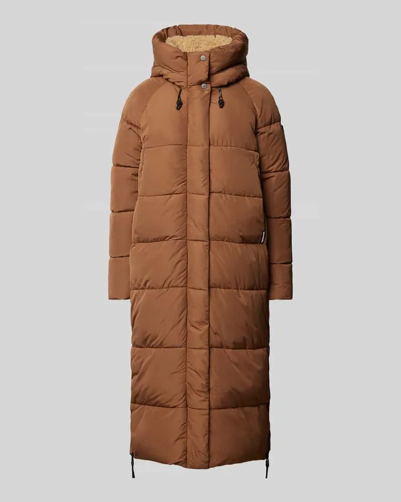 khujo Steppmantel mit gefütterte Kapuze Modell 'LAMBA Camel