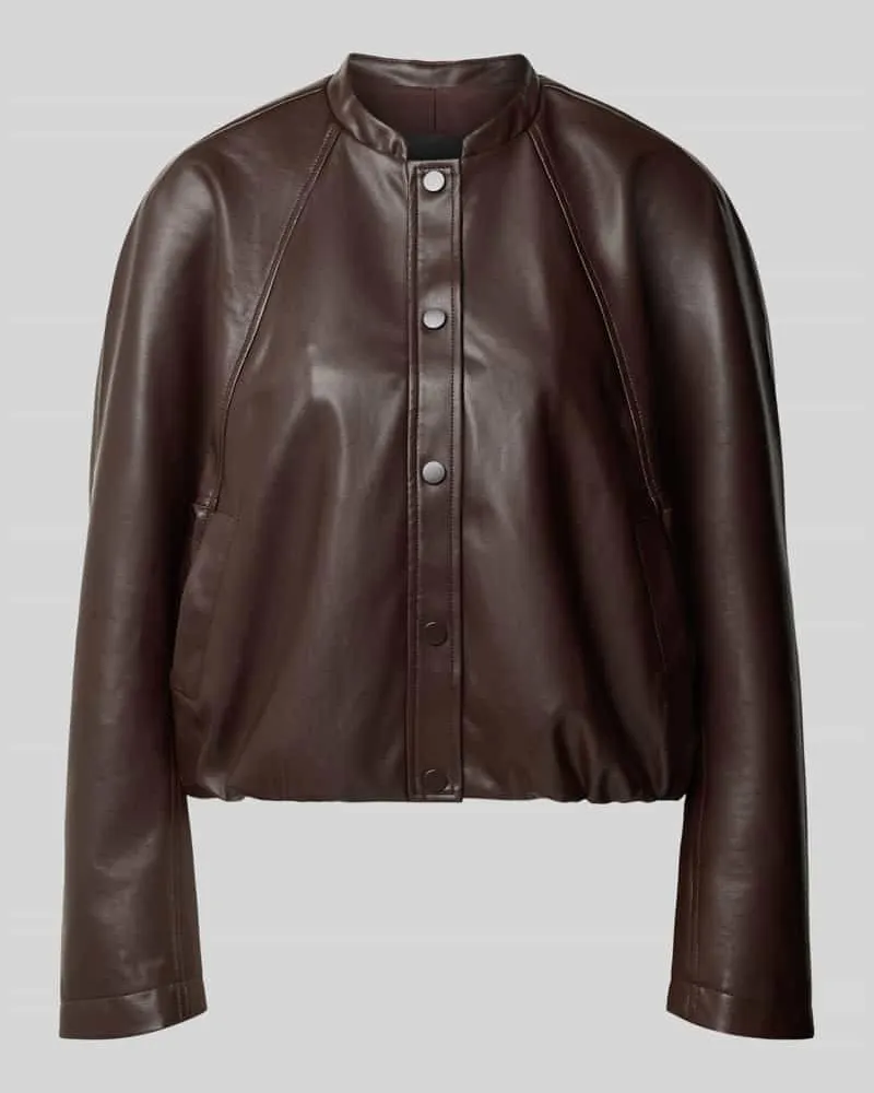someday. Jacke in Leder-Optik mit Stehkragen Modell 'Nairi Bordeaux