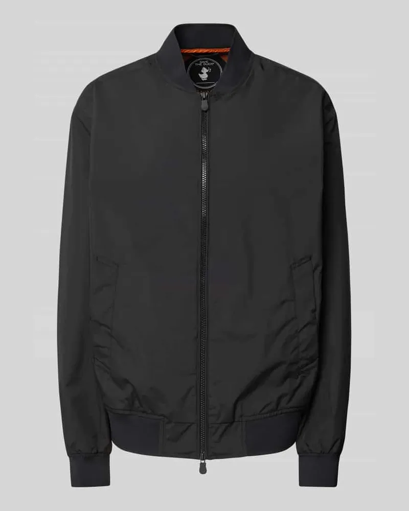 Save The Duck Bomberjacke mit Zweiwege-Reißverschluss Modell 'OLEN Black