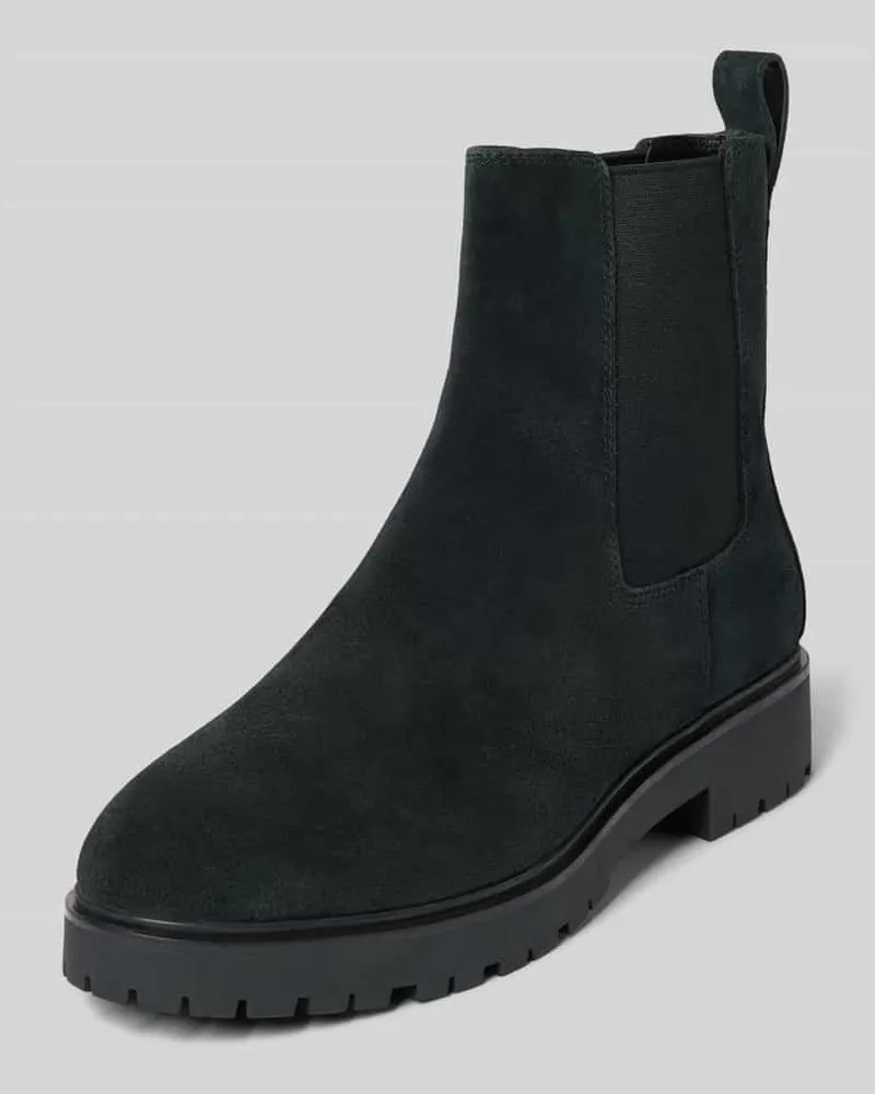 Ralph Lauren Stiefelette aus Leder mit elastischen Einsätzen Modell 'ALLYSON Black