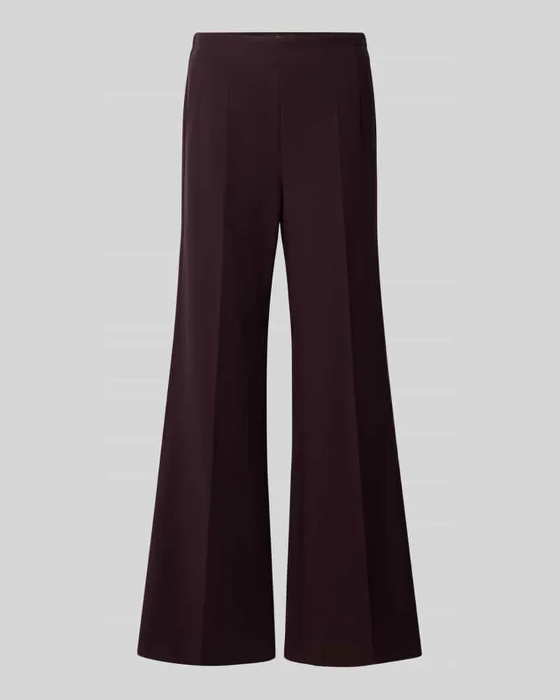 windsor. Flared Fit Hose mit Viskose-Anteil Bordeaux