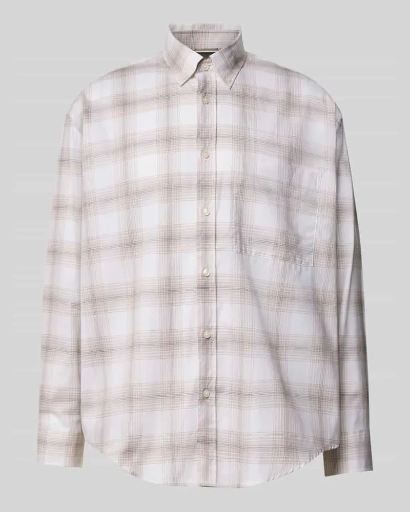 HUGO BOSS Relaxed Fit Freizeithemd aus reiner Baumwolle Modell 'CODY Offwhite