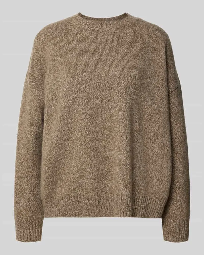 Max Mara Relaxed Fit Strickpullover aus reiner Wolle Modell 'SIBARI Mud
