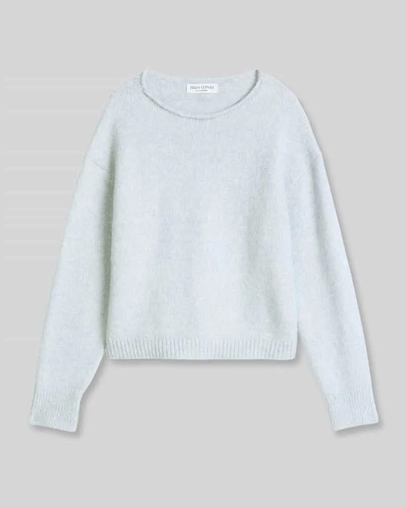 Marc O'Polo Pullover aus Alpaka Woll-Mix Hellblau