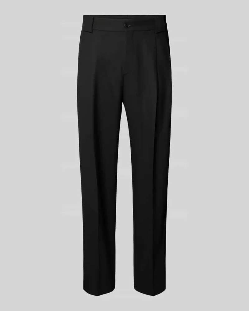 HUGO BOSS Stoffhose mit Gesäßtaschen Modell 'Tony Black
