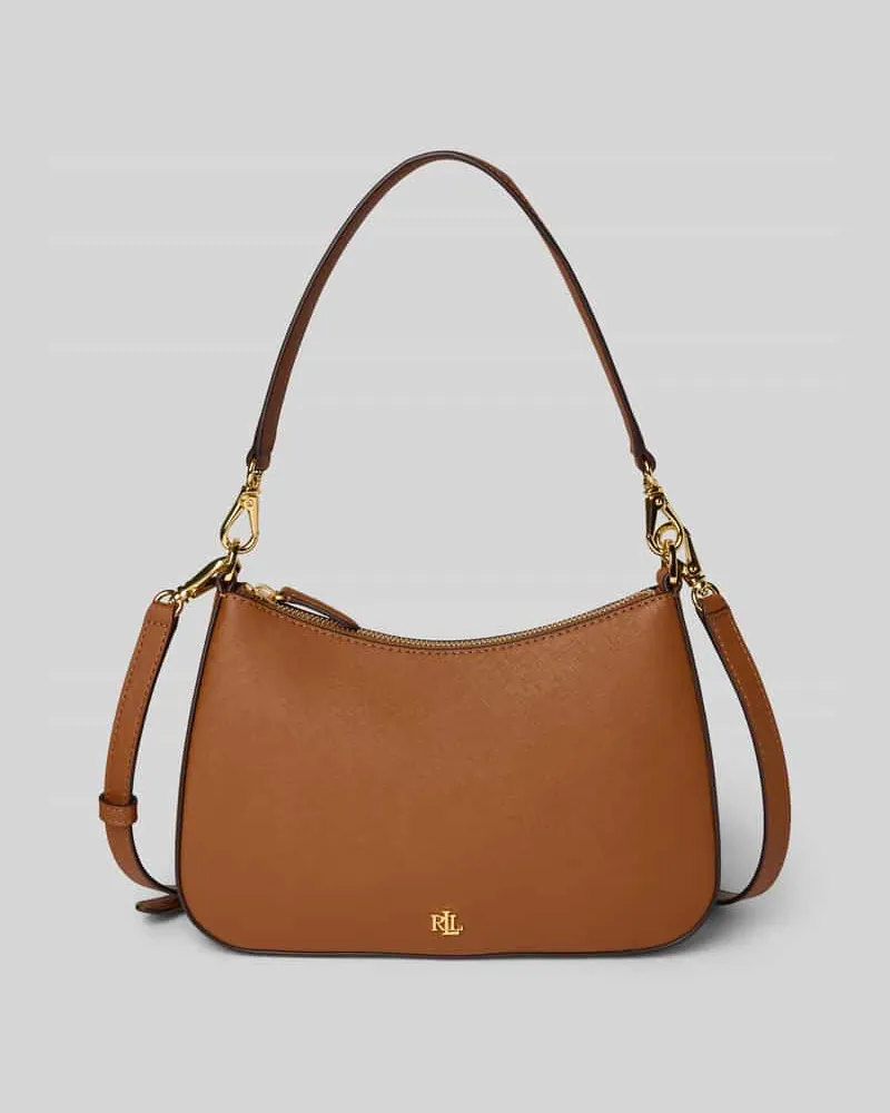 Ralph Lauren Handtasche mit Label-Detail Modell 'DANNI Cognac