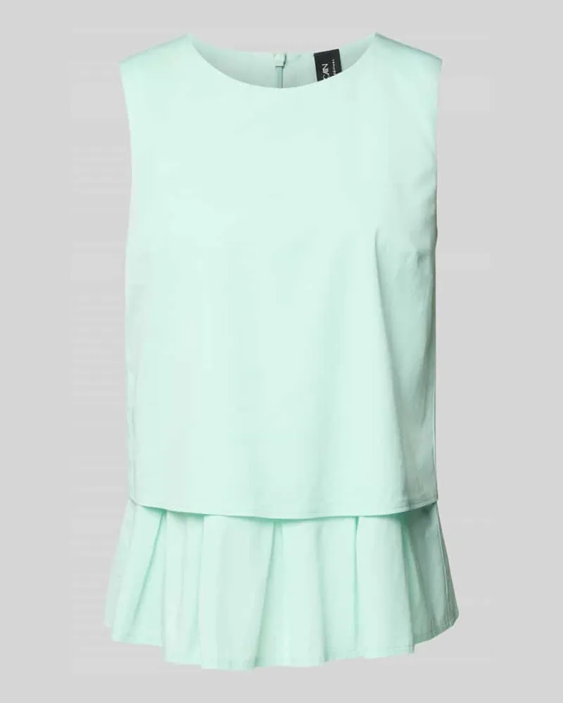 Marc Cain Regular Fit Blusentop in Layering-Optik Mint