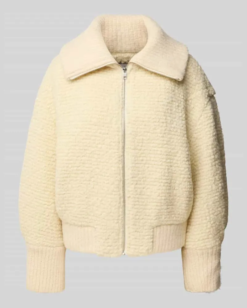 IRO Funktionsjacke mit Bouclé-Struktur Modell 'RAJAH Beige