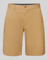 Tommy Hilfiger Bermudas in unifarbenem Design Modell 'BROOKLYN Khaki