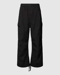 Carhartt WIP Cargohose mit elastischem Bund Modell 'JET Black