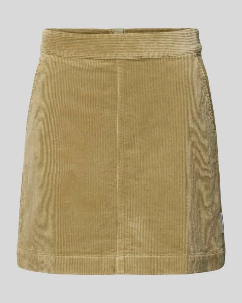 Marc O'Polo Regular Fit Mini-Rock aus Baumwoll-Mix Schilf