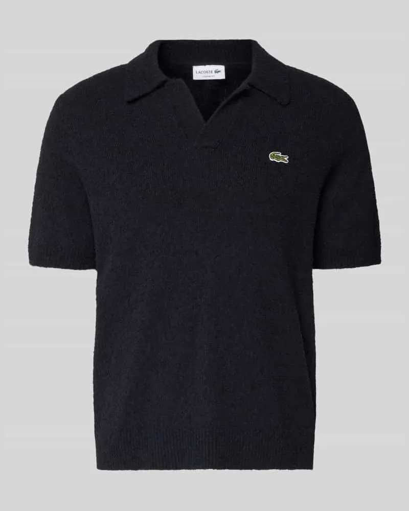 Lacoste Regular Fit Poloshirt aus Baumwoll-Mix Dunkelblau