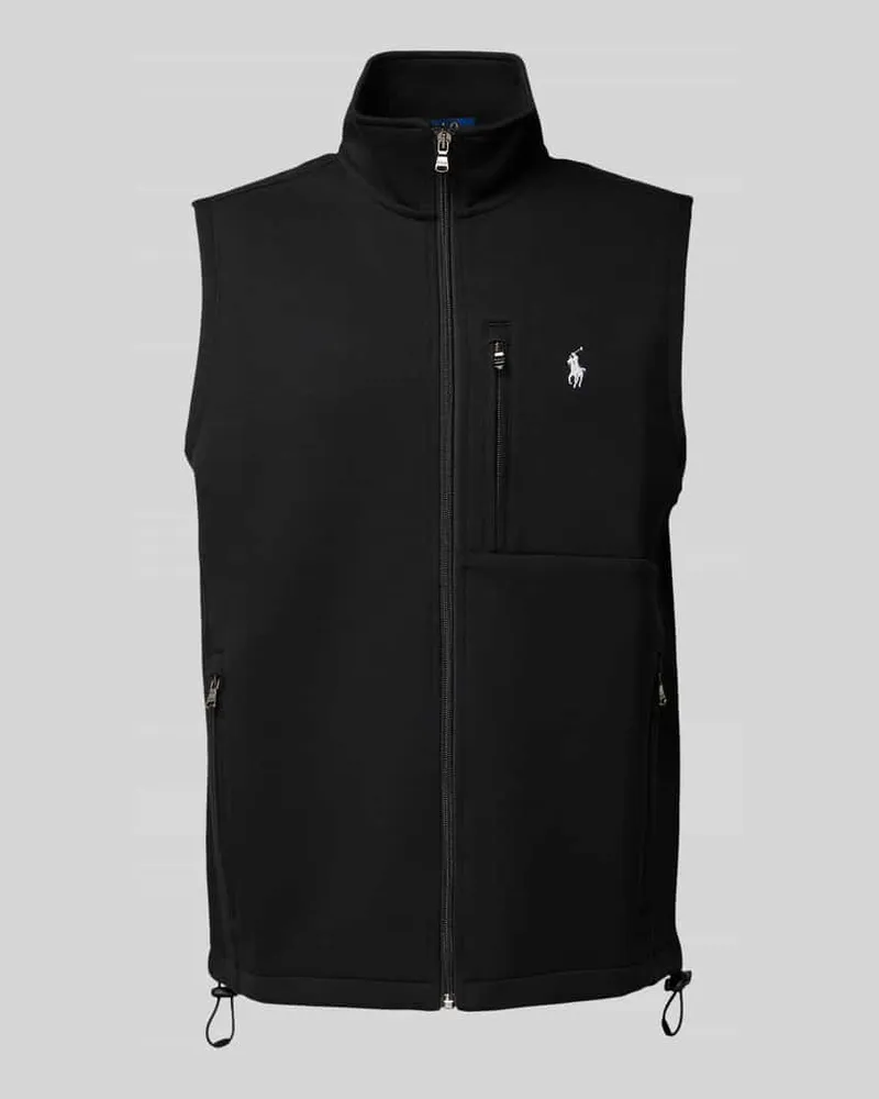Ralph Lauren Weste mit Napoleontasche Black