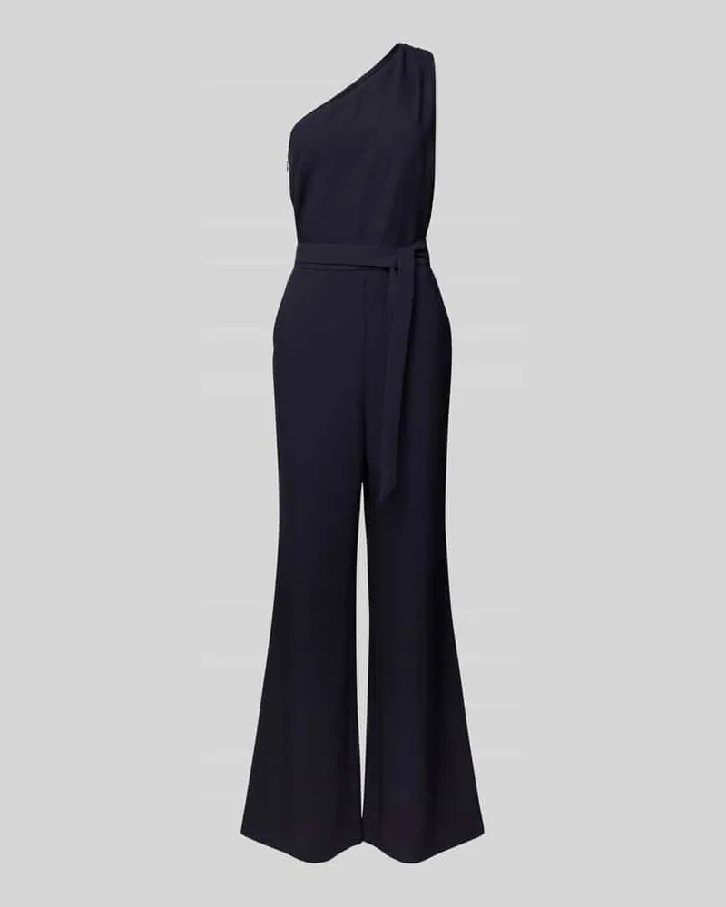 COMMA Jumpsuit mit Bindegürtel Marine