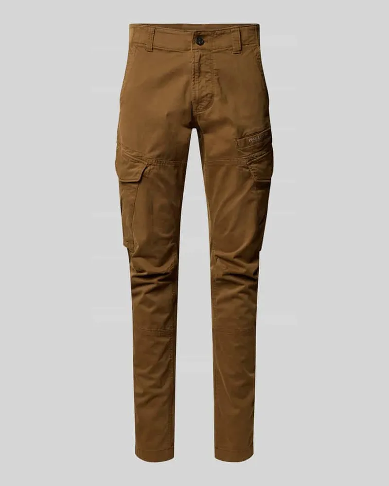 PME Legend Cargohose mit Label-Detail und Pattentaschen Modell 'Nordrop Camel