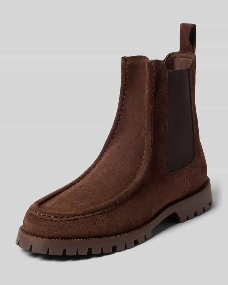 Copenhagen Chelsea Boots mit Profilsohle Dunkelbraun