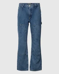 PEGADOR Jeans mit Ziernähten Modell 'Cassido Carpenter Jeansblau